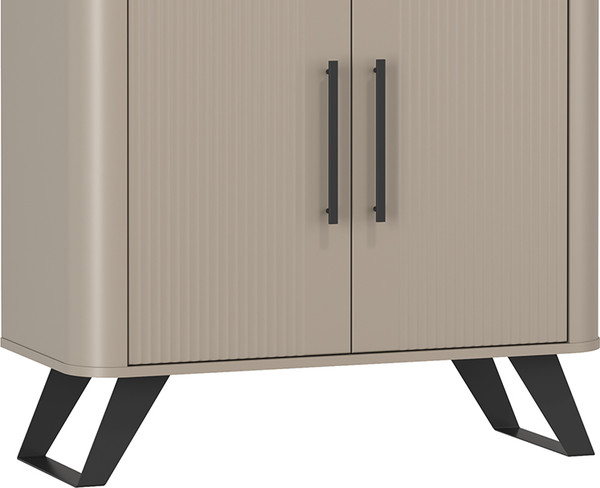 Шкаф с витриной Олмеко Фиделия 76.01