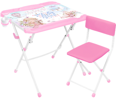 Комплект мебели с детским столом Ника Маленькая принцесса 2 КНД4/МП2 - фото