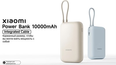 Портативное зарядное устройство Xiaomi Power Bank 10000mAh / BHR9072GL
