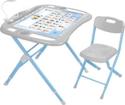 Комплект мебели с детским столом Ника NKP2/А с азбукой - фото