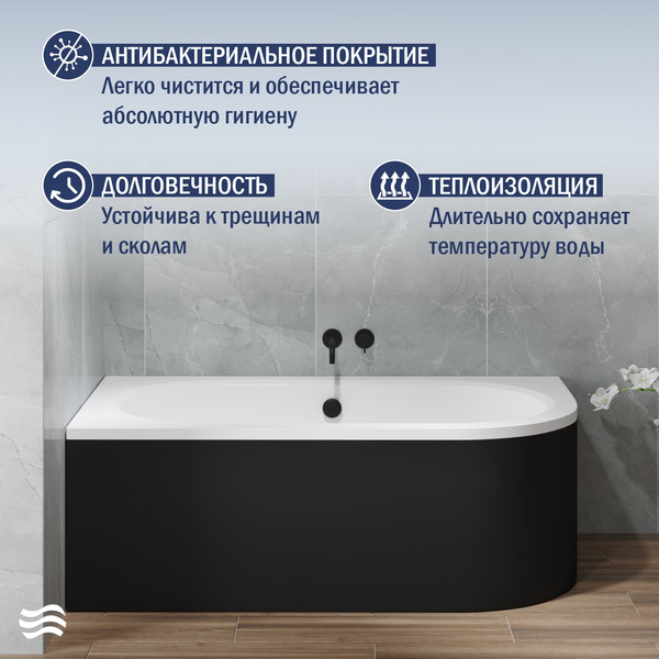 Ванна акриловая Lauter Bliss 150 L / 21201051L