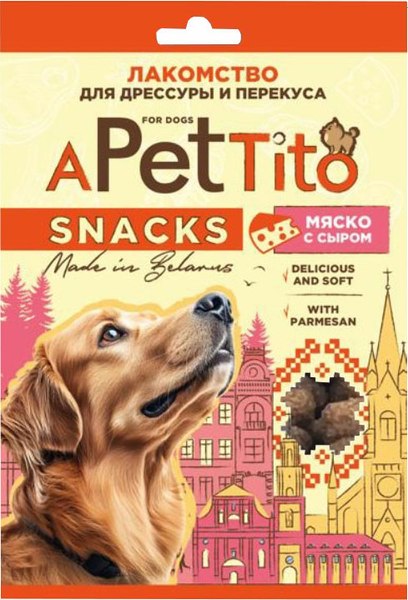 Лакомство для собак APetTito Мяско с сыром - фото