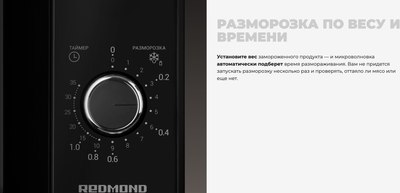 Микроволновая печь Redmond MW2900 (черный)