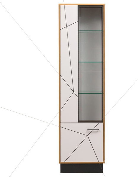 Шкаф-пенал Олмеко Гамма 54.01 левый