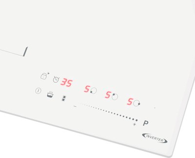 Индукционная варочная панель Maunfeld CVI453SBWH Lux Inverter