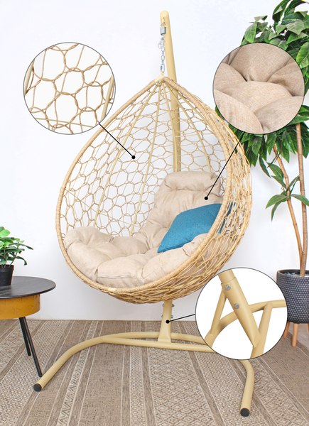 Кресло подвесное M-Group Капля Home / 11830501