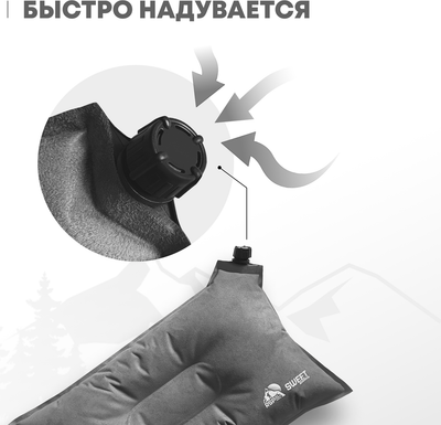Подушка туристическая RSP Outdoor Sweet / P-SW-G