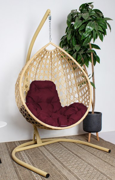 Кресло подвесное M-Group Капля Люкс / 11030502