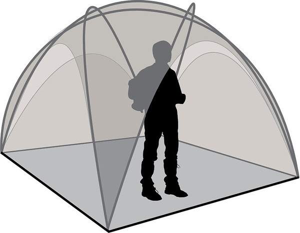 Туристический шатер Canadian Camper Space One  220см (Woodland, фибер)