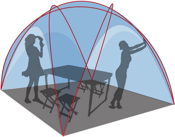 Туристический шатер Canadian Camper Space One  220см (Woodland, фибер)