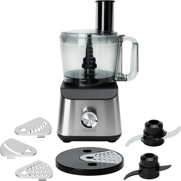 Кухонный комбайн RAGEX R109-900 (серебристый) - фото
