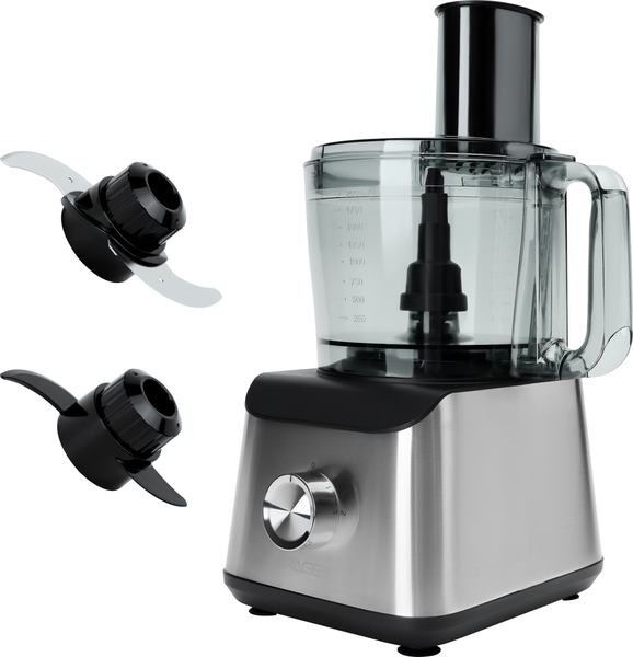 Кухонный комбайн RAGEX R109-900 (серебристый)