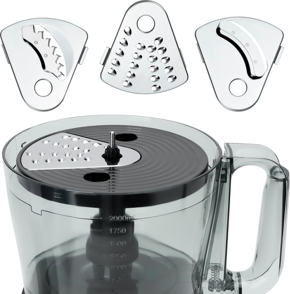 Кухонный комбайн RAGEX R110-202 (светло-серый)