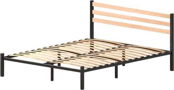 Двуспальная кровать Домаклево Сталь 160x200 - фото