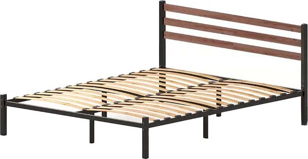 Двуспальная кровать Домаклево Сталь 160x200 - фото