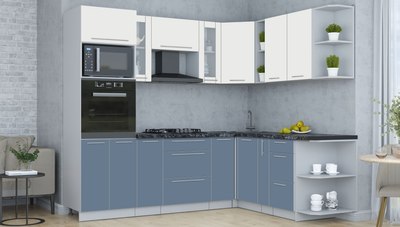 Кухонный гарнитур Интерлиния Мила Пластик 1.88x2.4 PR