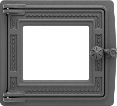 Дверца печная Литком ДТ-3БС (Р) под стекло - фото