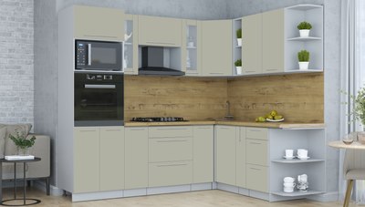 Кухонный гарнитур Интерлиния Мила Пластик 1.88x2.4 PR