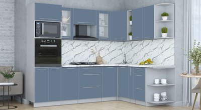 Кухонный гарнитур Интерлиния Мила Пластик 1.88x2.6 PR