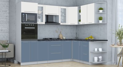 Кухонный гарнитур Интерлиния Мила Пластик 1.88x2.6 PR