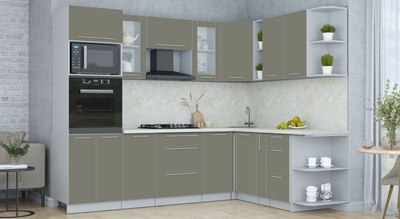 Кухонный гарнитур Интерлиния Мила Пластик 1.88x2.6 PR