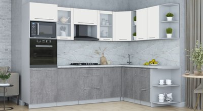 Кухонный гарнитур Интерлиния Мила Пластик 1.88x2.8 PR