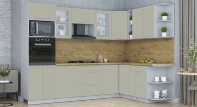 Кухонный гарнитур Интерлиния Мила Пластик 1.88x2.8 PR