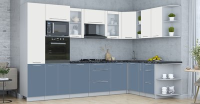 Кухонный гарнитур Интерлиния Мила Пластик 1.88x3.2 PR