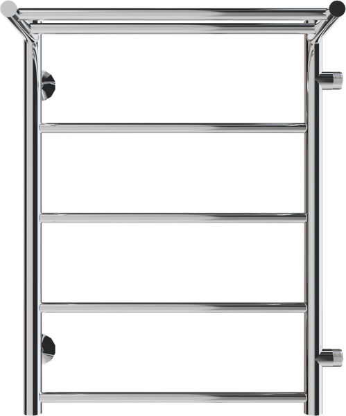 Полотенцесушитель водяной El-term Лион с полкой П5 500x700 - фото