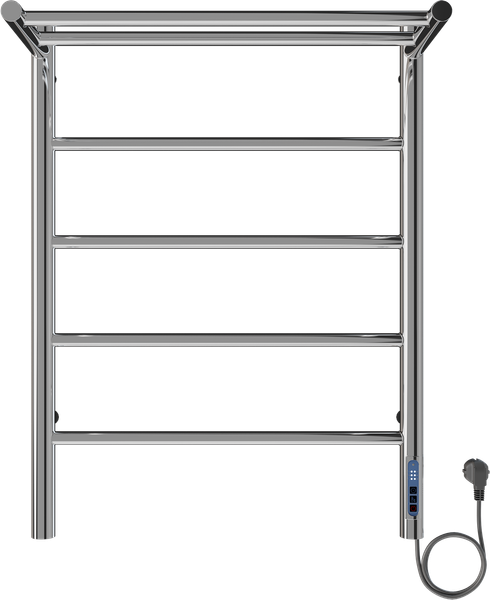 Полотенцесушитель электрический El-term Лион с полкой П5 500x700 - фото