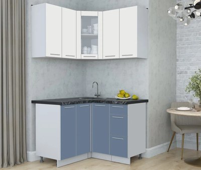 Кухонный гарнитур Интерлиния Мила Пластик 1.2x1.2