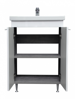 Тумба под умывальник Айсберг Фостер 60 Промо без ящика DP2618T