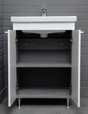 Тумба под умывальник Айсберг Фостер 60 Промо без ящика DP2618T