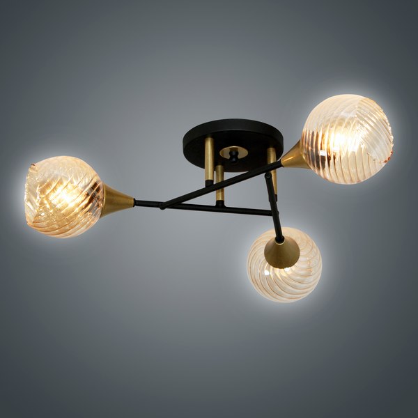 Люстра Элетех Лютик НПБ 01-3x60-191 Е27 / 1005405465