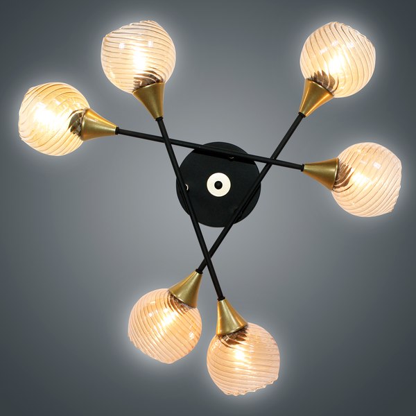 Люстра Элетех Лютик НПБ 01-6x60-129 Е27 / 1005405466