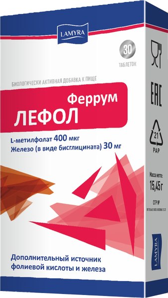 Витаминно-минеральный комплекс Lamyra Лефол Феррум - фото