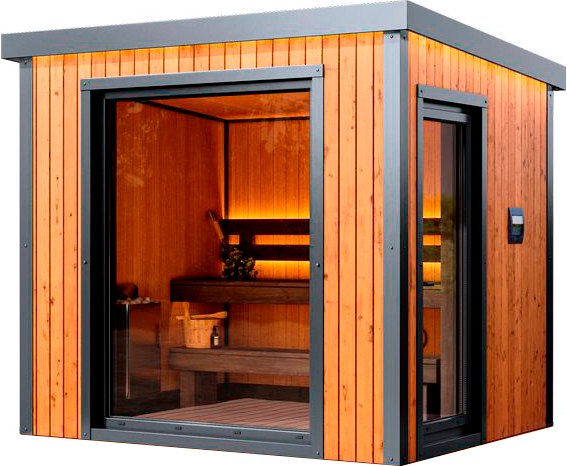 Готовая модульная баня Polarspa Модульная 2.55x2.2x2.5м - фото