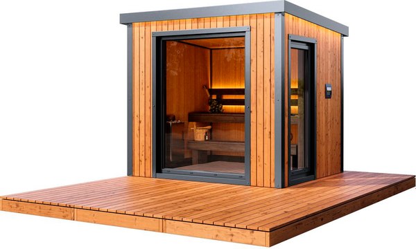 Готовая модульная баня Polarspa Модульная 2.55x2.2x2.5м