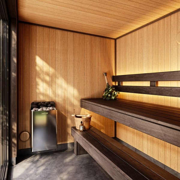 Готовая модульная баня Polarspa Модульная 2.55x2.2x2.5м