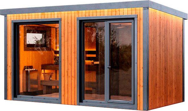 Готовая модульная баня Polarspa Модульная 4.2x2.2x2.5м - фото