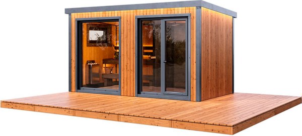 Готовая модульная баня Polarspa Модульная 4.2x2.2x2.5м