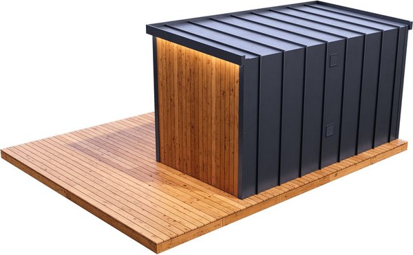 Готовая модульная баня Polarspa Модульная 4.2x2.2x2.5м