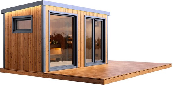 Готовая модульная баня Polarspa Модульная 4.2x2.2x2.5м