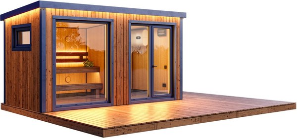 Готовая модульная баня Polarspa Модульная 4.2x2.2x2.5м