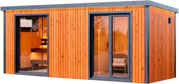 Готовая модульная баня Polarspa Модульная 6x2.2x2.5м - фото