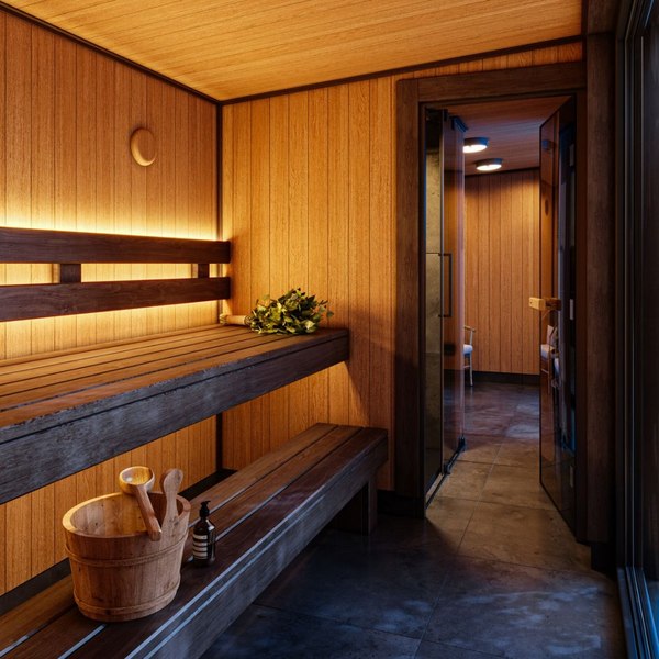 Готовая модульная баня Polarspa Модульная 6x2.2x2.5м