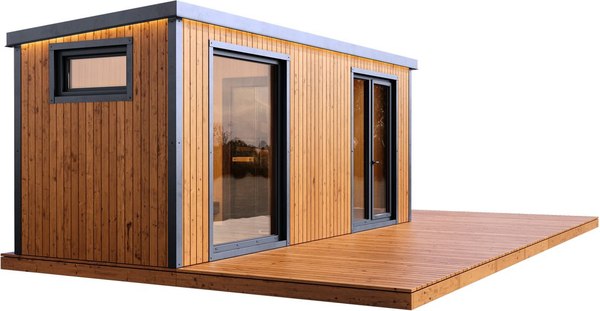 Готовая модульная баня Polarspa Модульная 6x2.2x2.5м