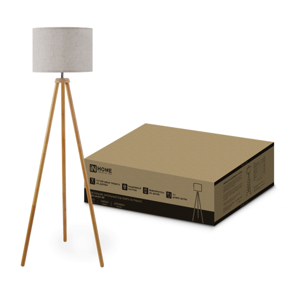 Торшер INhome ТНО 24-Е27-NT 230В / 4690612059594