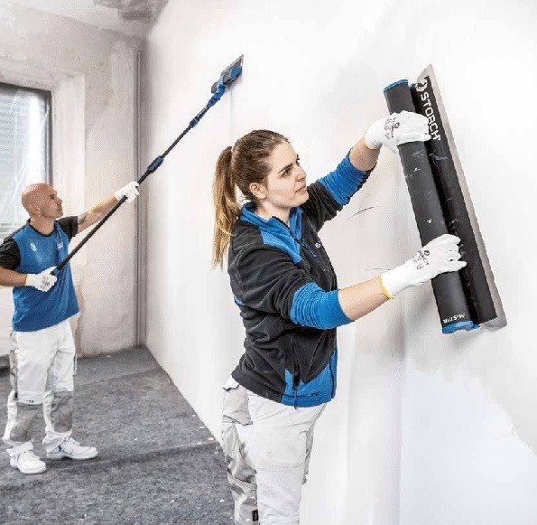 Шпатель Storch Flachenspachtel Flexogrip Alustar Black