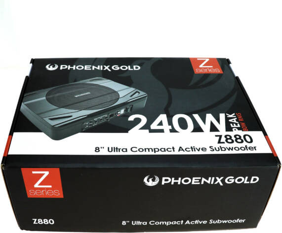 Корпусной активный сабвуфер Phoenix Gold Z880